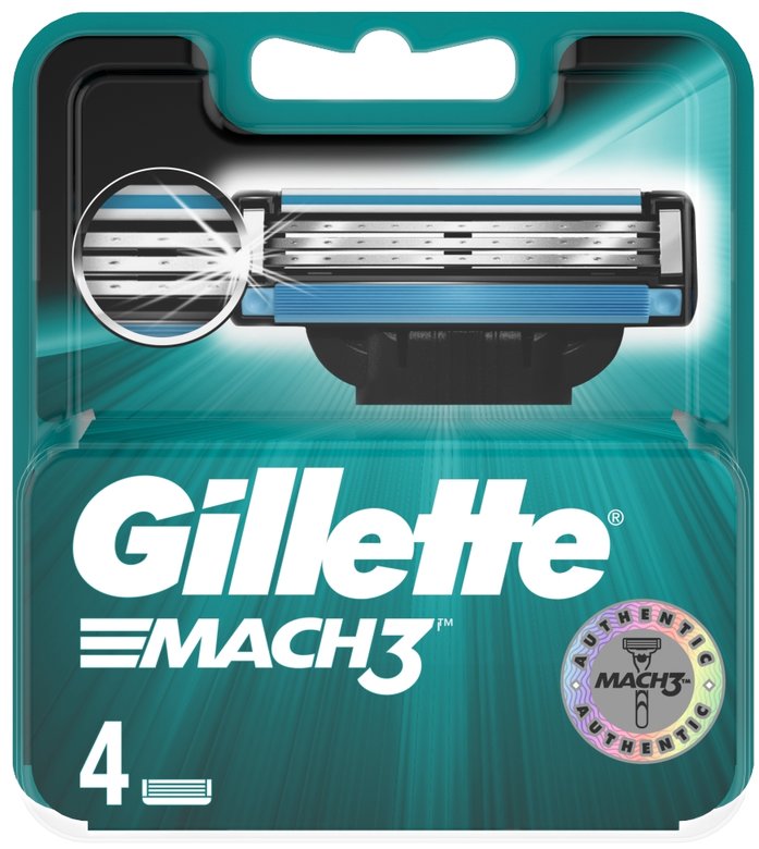 GILLETTE razors, blades & trimmers mach3 razor blades  4