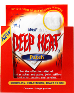 DEEP HEAT pain relief heat patch