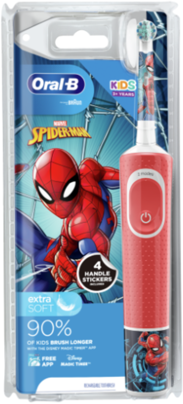 ORAL-B toothbrush kids electric spider-man vitality 3+