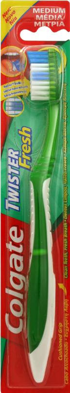COLGATE toothbrushes twister fresh medium