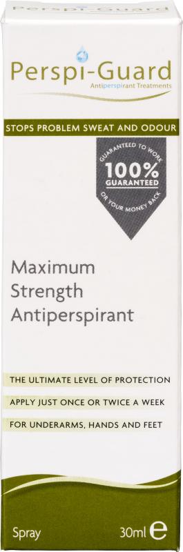 PERSPI-GUARD maximum strength anti-perspirant spray 30ml