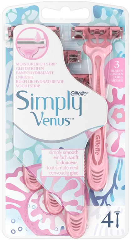 GILLETTE razors, blades & trimmers venus simply disposable razors  4