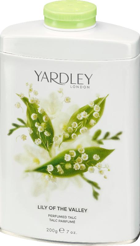 YARDLEY bath & body talc lily of the valley 200g