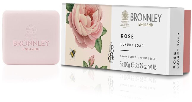BRONNLEY floral collection soap rose 100g 3
