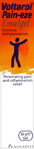 VOLTAROL PAIN-EZE emulgel 1.16% 30g