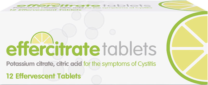 EFFERCITRATE effervescent tablets 0.25g/1.5g 12