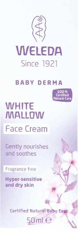 WELEDA BABY white mallow facial cream 50ml