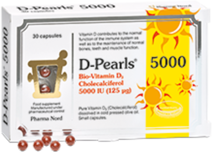 D-PEARLS vitamin D capsules 5000iu 30