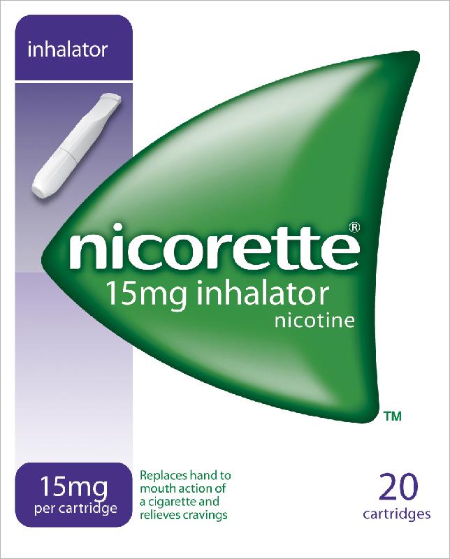 NICORETTE inhalator with mouthpiece white 15mg  20