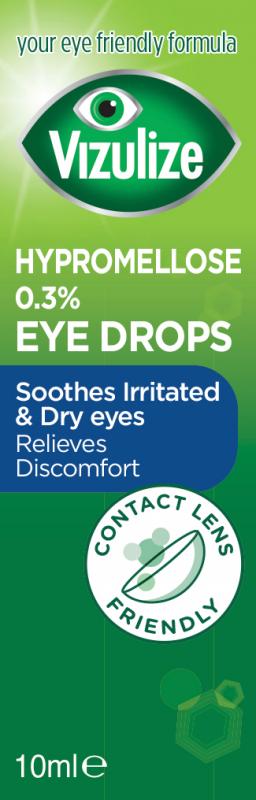 VIZULIZE hypromellose eye drops 0.3% 10ml