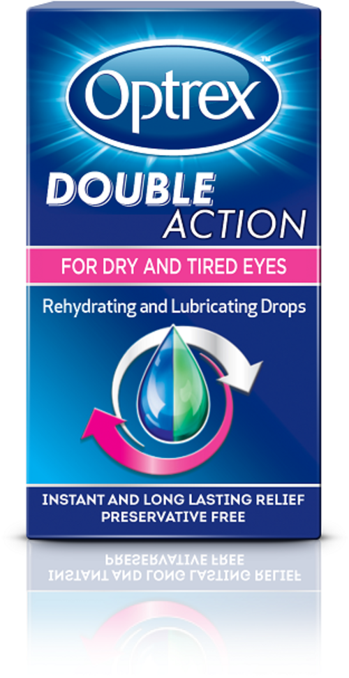 OPTREX eye drops double action for dry & tired eyes 10ml