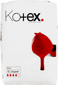 KOTEX towels maxi super  16