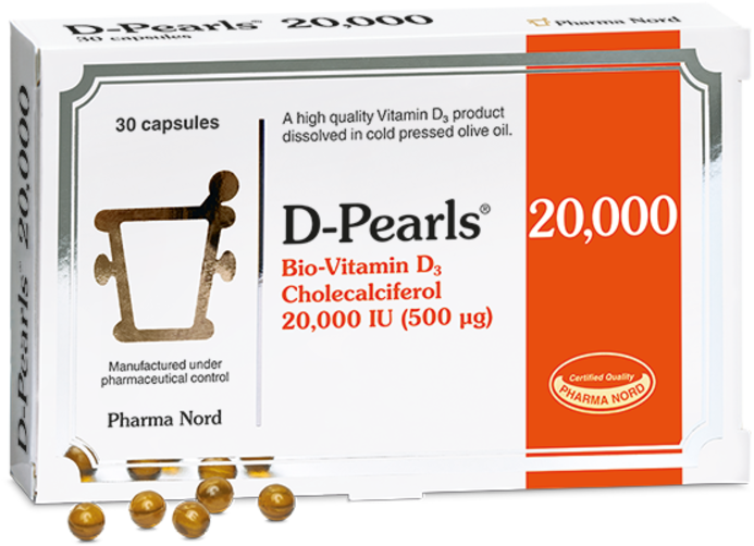 D-PEARLS capsules 20,000iu 30