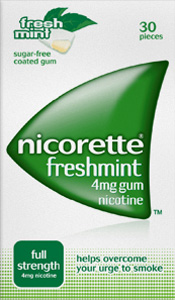 NICORETTE chewing gum freshmint 2mg  105
