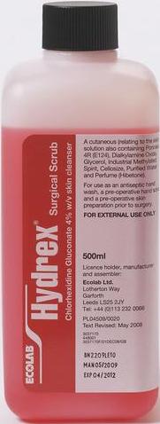 HYDREX skin cleanser 4% w/v 500ml