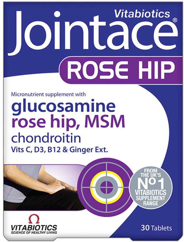 JOINTACE rose hip, msm, glucosamine & chondroitin tablets  30