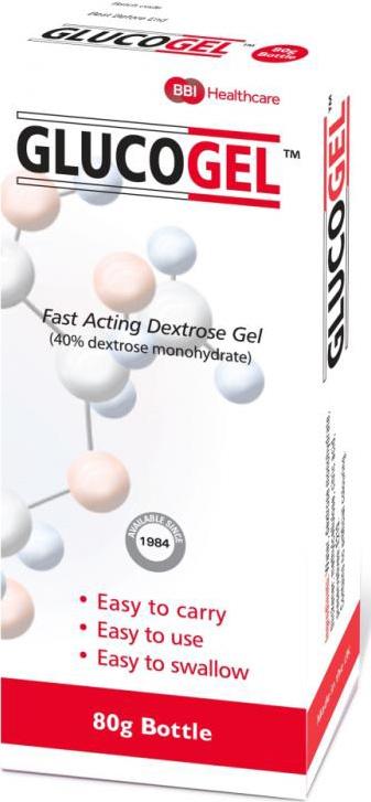 GLUCOGEL dextrose gel 40% unflavoured 80g
