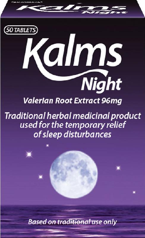 KALMS NIGHT herbal sedative tablets  50