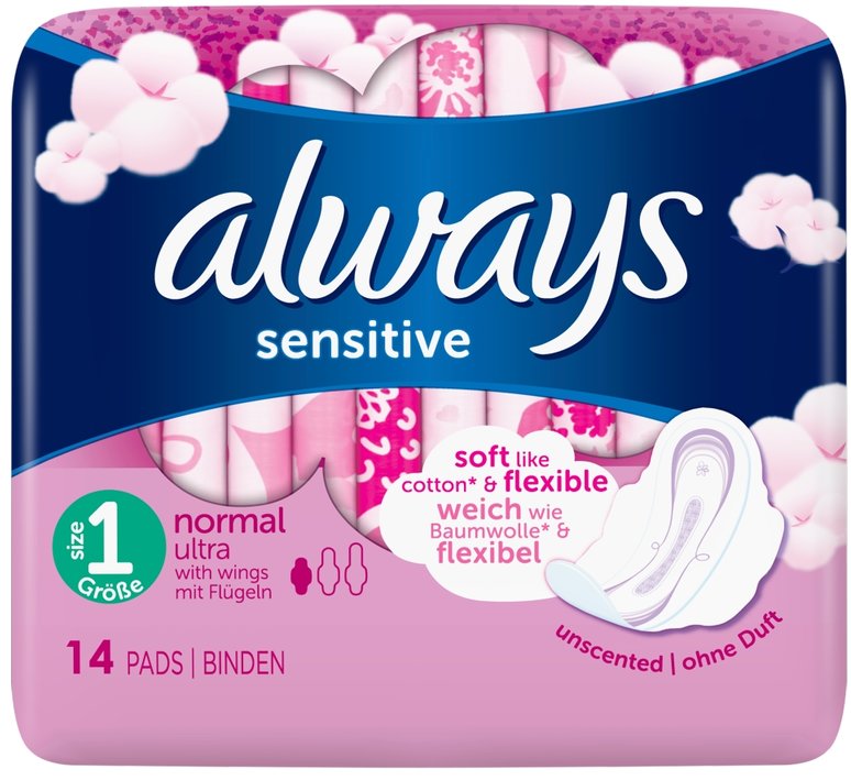 ALWAYS sanitary towels simply fit normal plus  14