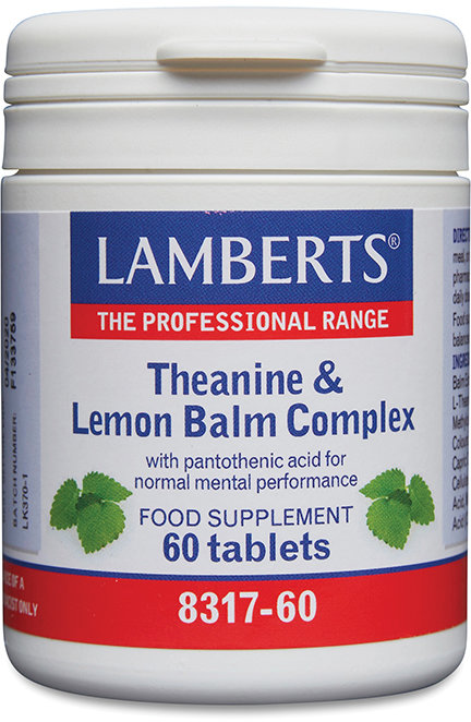 LAMBERTS amino acids tablets theanine & lemon balm complex  60