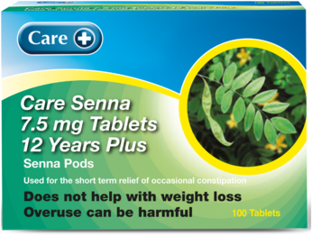 CARE OTC medicines digestive health senna tablets  100