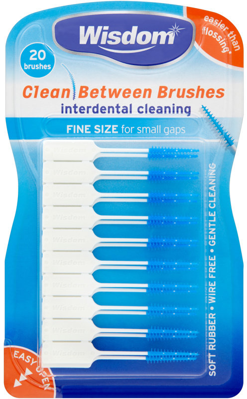 WISDOM CLEAN BETWEEN interdental brushes fine  20