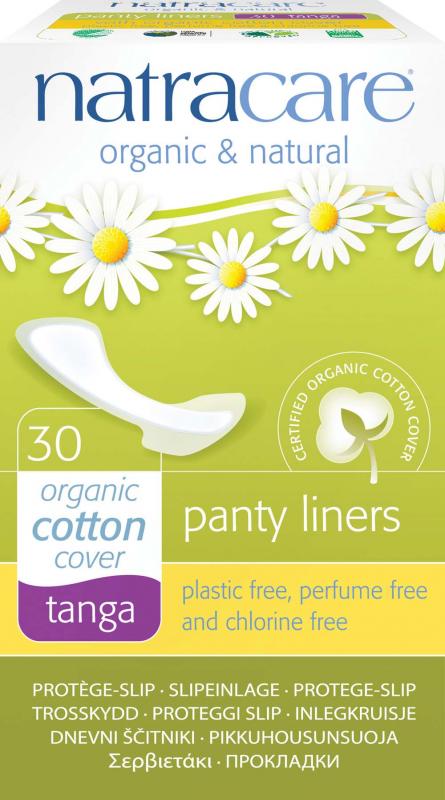 NATRACARE natural panty liners tanga (thong style)  30
