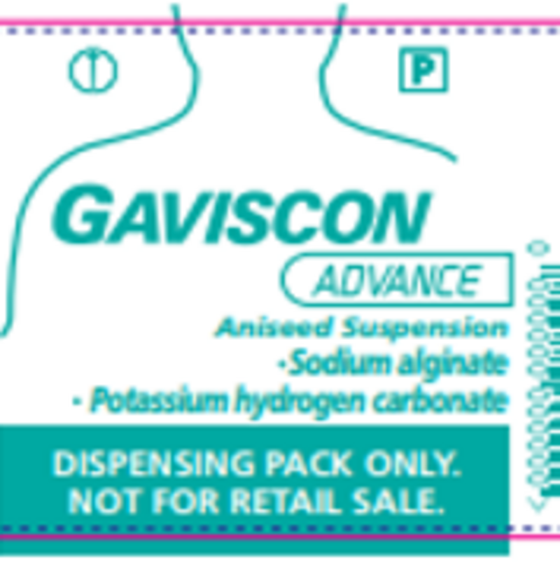 GAVISCON ADVANCE liquid aniseed 200mg/1000mg 250ml