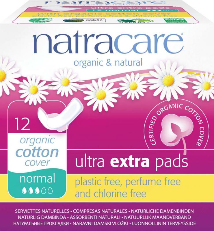 NATRACARE ultra extra pads with wings normal  12