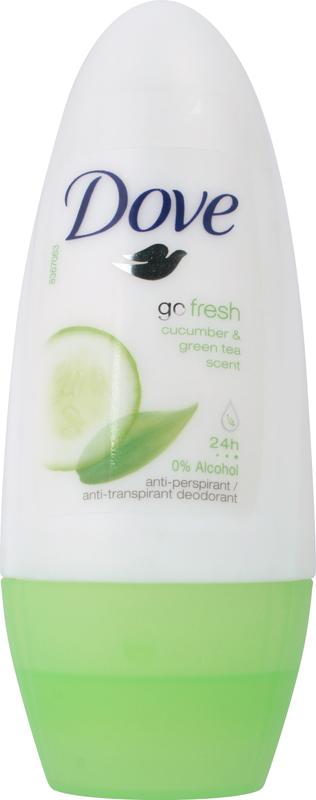 DOVE antiperspirants & deodorants roll on go fresh cucumber 50ml