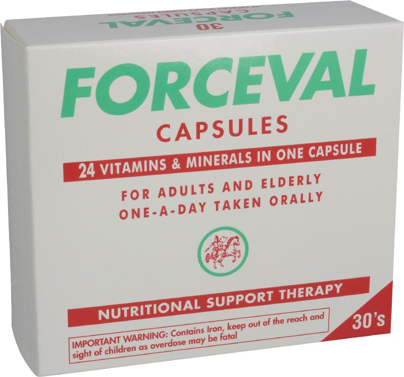 FORCEVAL capsules 2500iu/400iu  30