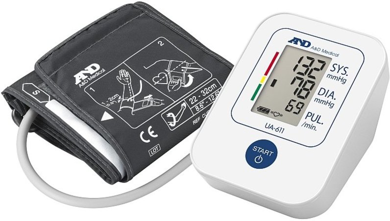 A&D blood pressure monitors upper arm automatic