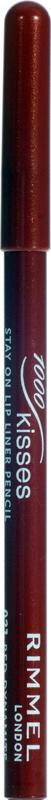 RIMMEL lip make-up lip liner lasting finish 1000 kisses red dynamite 1.2g